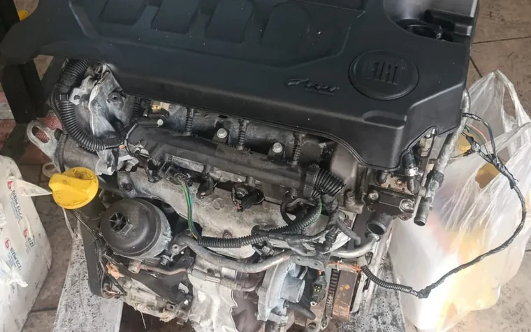 Tamirhanemizde palet üzerinde hazırlanmış dizel motor