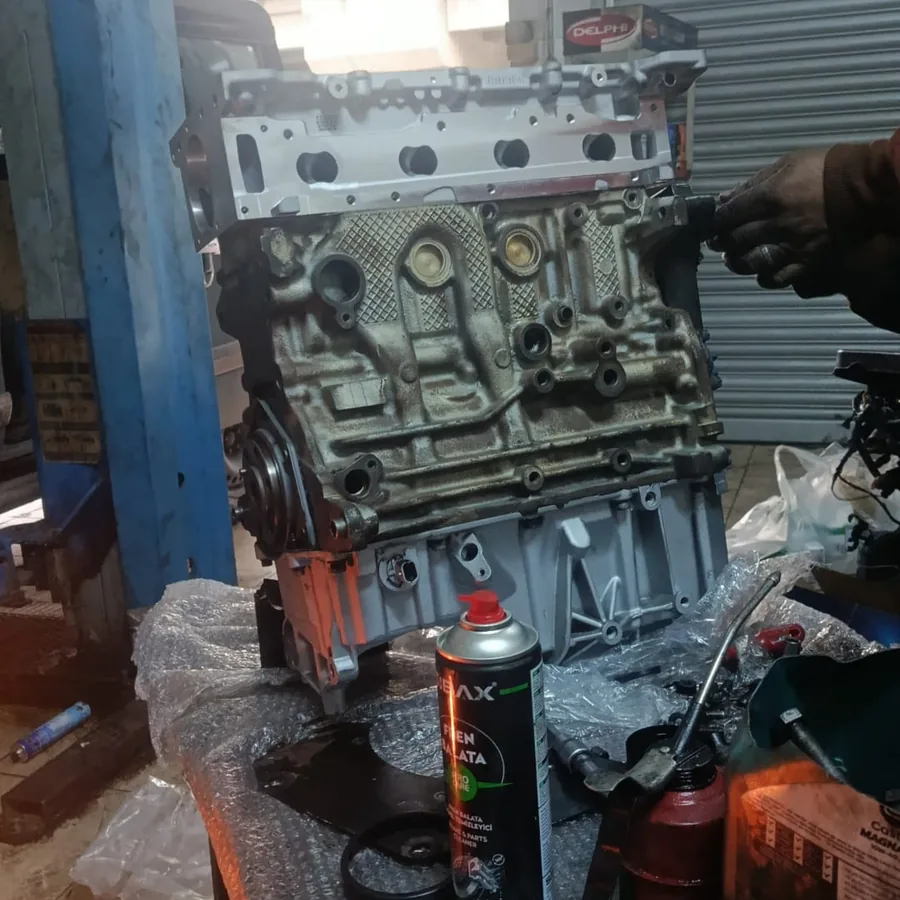 Montajı tamamlanan motorun çalıştırma öncesi son kontrolü